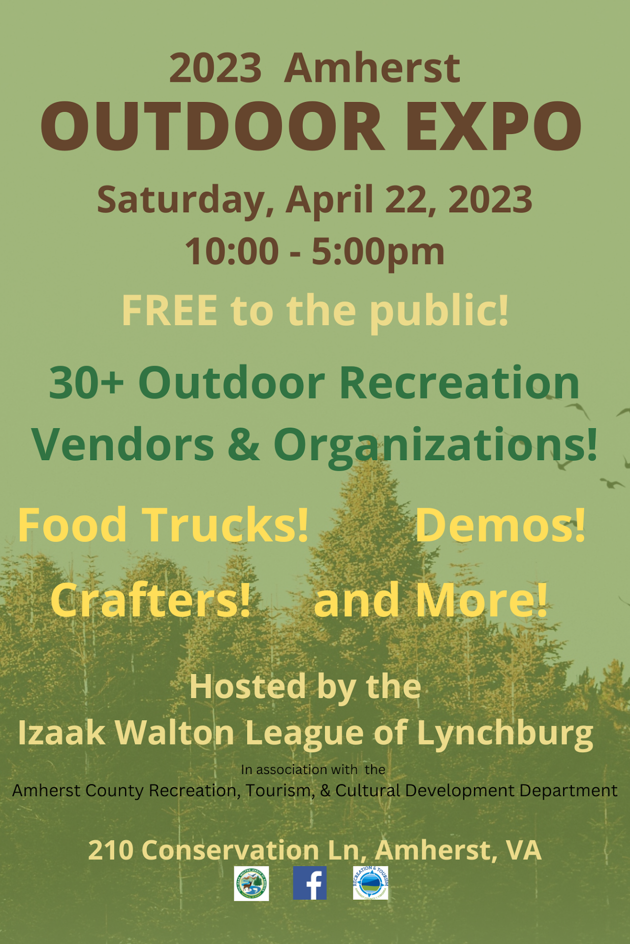 2023 Amherst Outdoor Expo Flyer